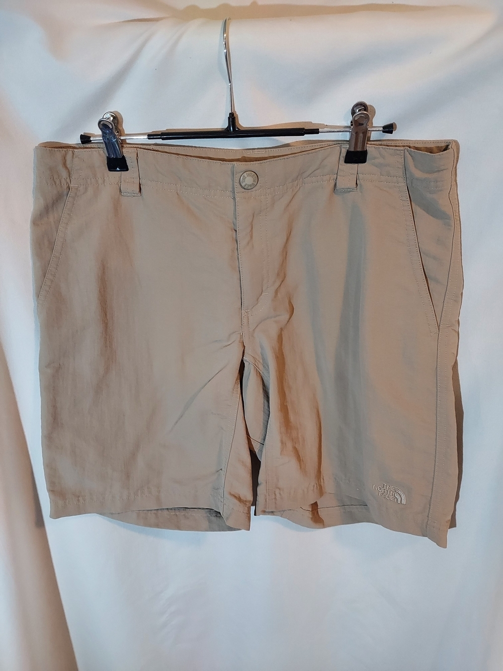 The North Face Women's Horizon Trail Shorts Khaki Tan Hiking Outdoor Size 10